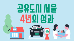 [허브기획] 인포그래픽으로 보는 공유도시 서울, 4년의 성과